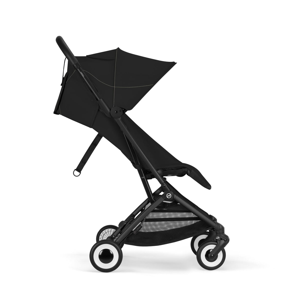 Cărucior ultracompact Cybex Orfeo, culoare Magic Black, vedere generală
