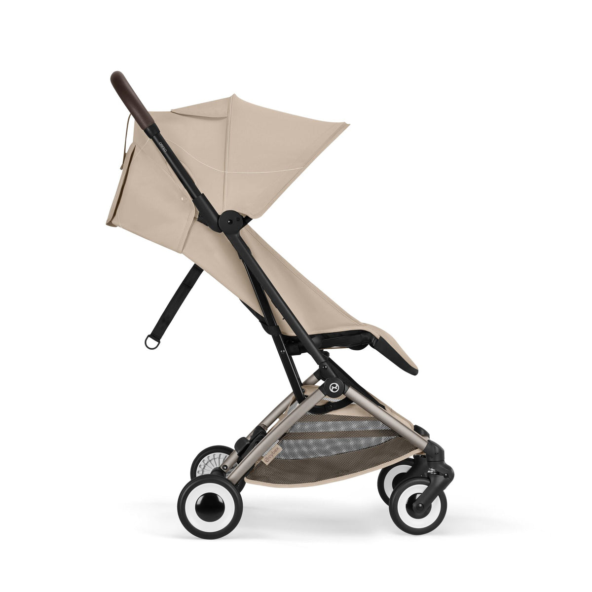 Cărucior ultracompact Cybex Orfeo, culoare Almond Beige, vedere generală
