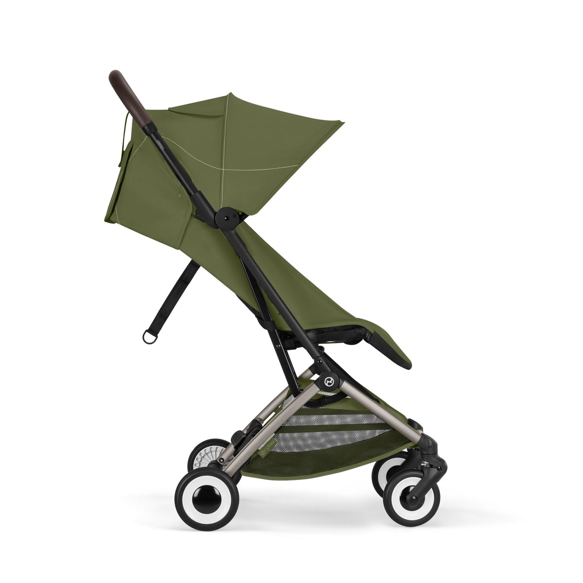 Cărucior ultracompact Cybex Orfeo, culoare Moss Green, vedere generală