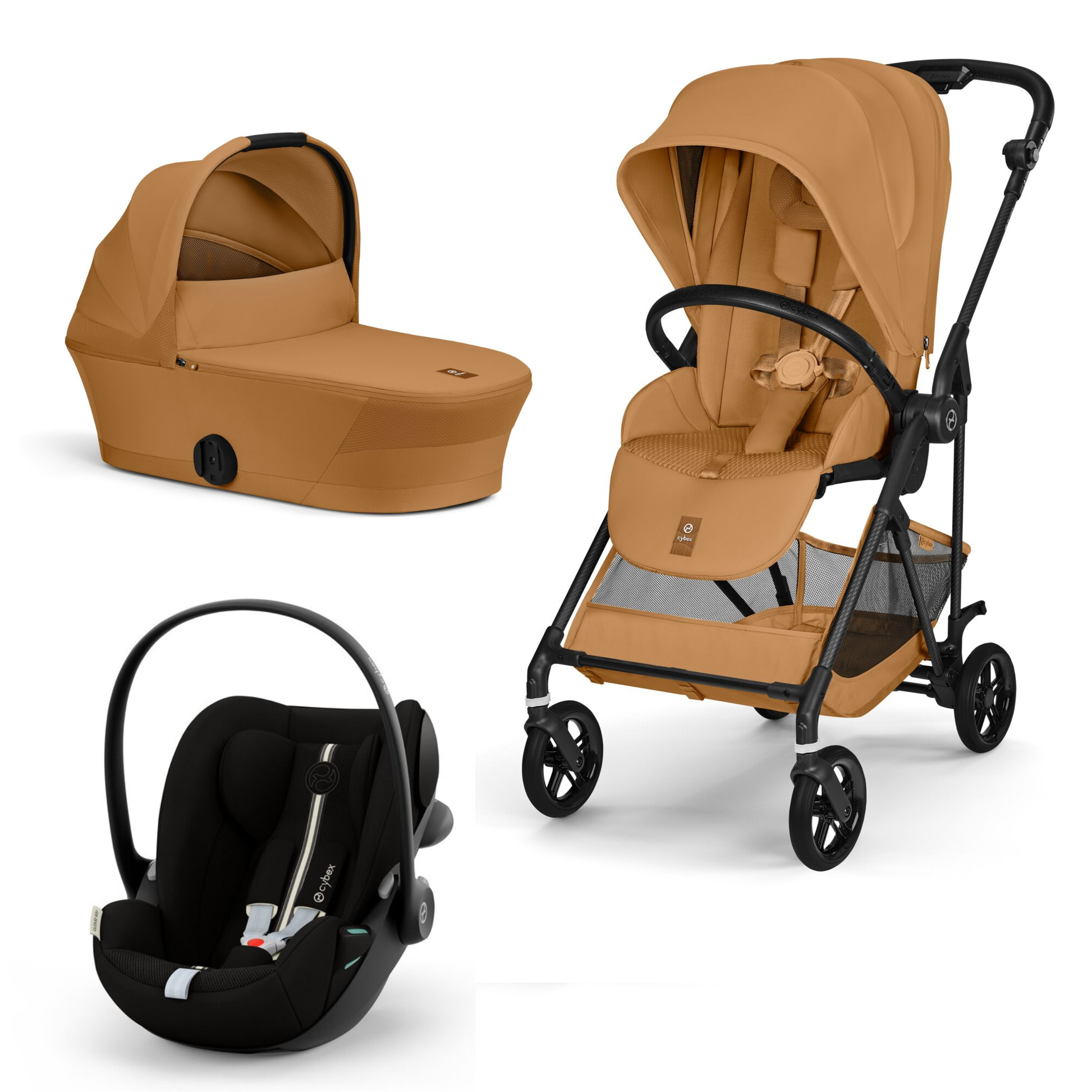 Pachet 3 in 1 Cybex Melio + Cloud G3 I-Size | Nola Kids