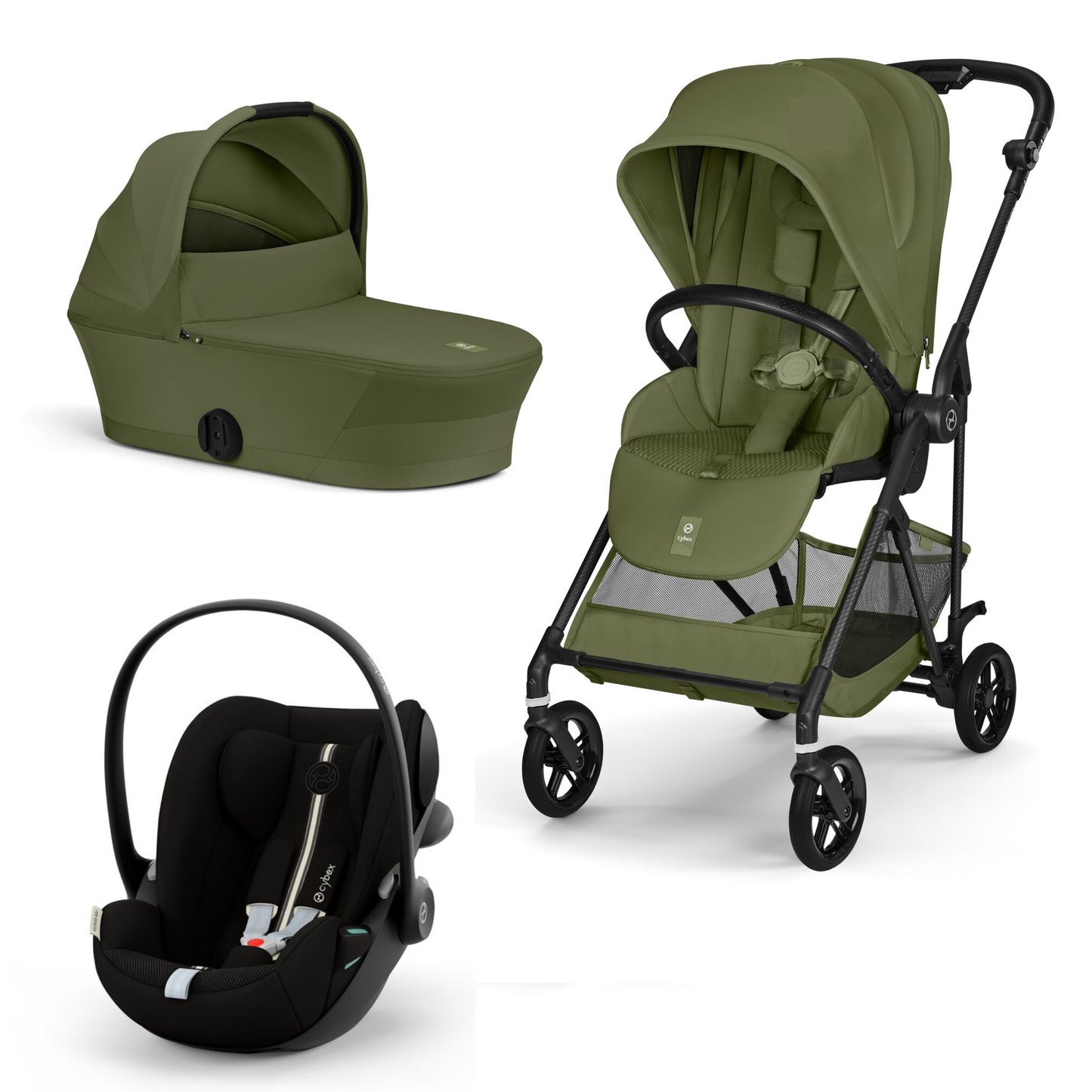 Pachet 3 in 1 Cybex Melio + Cloud G3 I-Size | Nola Kids