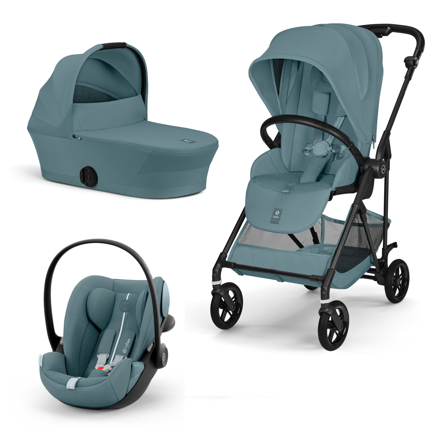 Pachet 3 in 1 carucior Cybex Melio + scoica Cybex Cloud G3 i-Size Plus