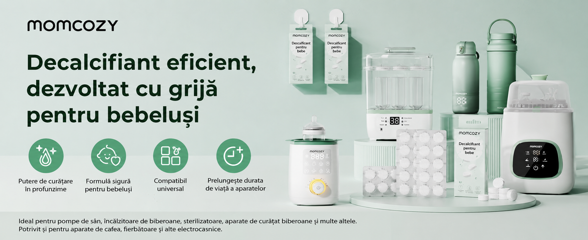 Tablete decalcifiere Momcozy 30 buc - ambalaj