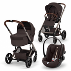 Pachet carucior 3 in 1 Cybex Balios S Lux Fold Cot + Cloud G3