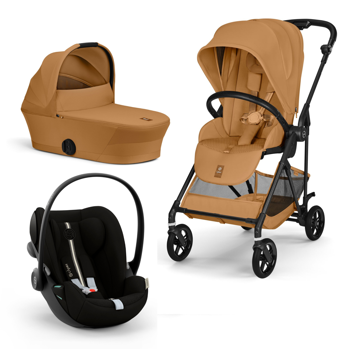Pachet 3 în 1 Cybex Melio + Scoică Cloud G i-Size | Nola Kids