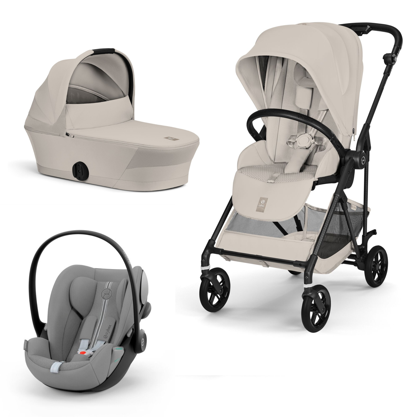 Pachet 3 in 1 carucior Cybex Melio + scoica Cybex Cloud G3 i-Size Plus