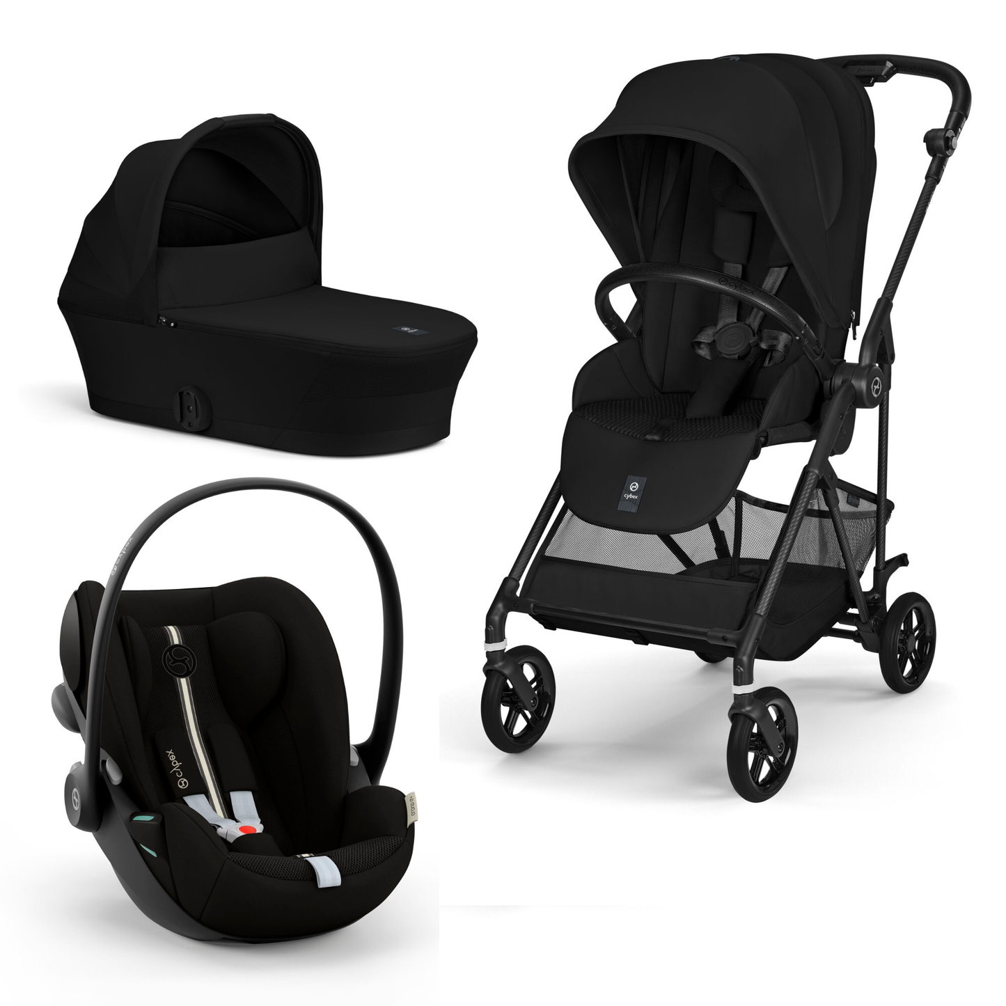 Pachet 3 în 1 Cybex Melio + Scoică Cloud G i-Size | Nola Kids