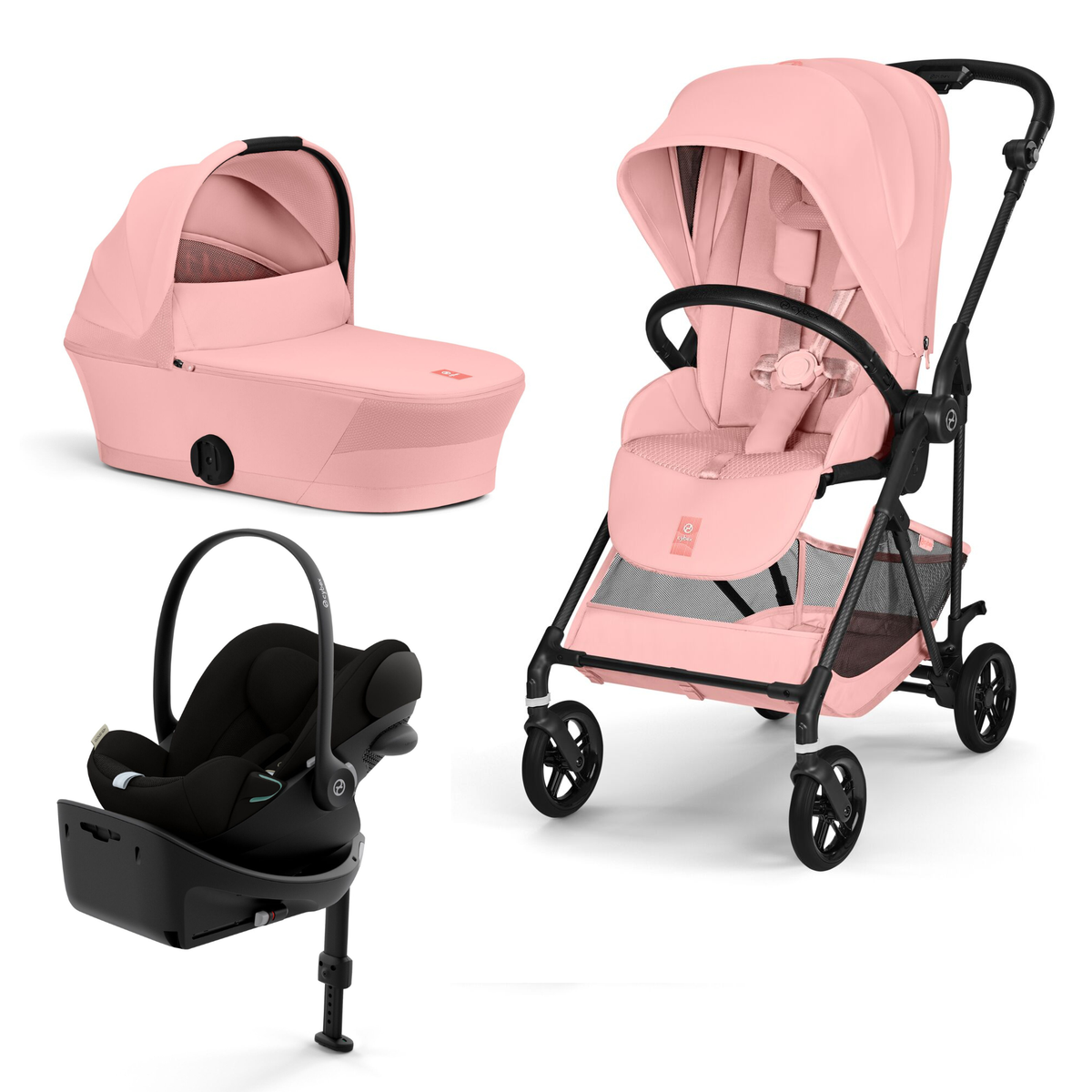 Pachet 4 in 1 carucior Cybex Melio + scoica Cybex Cloud G3 i-Size Plus + Baza G3