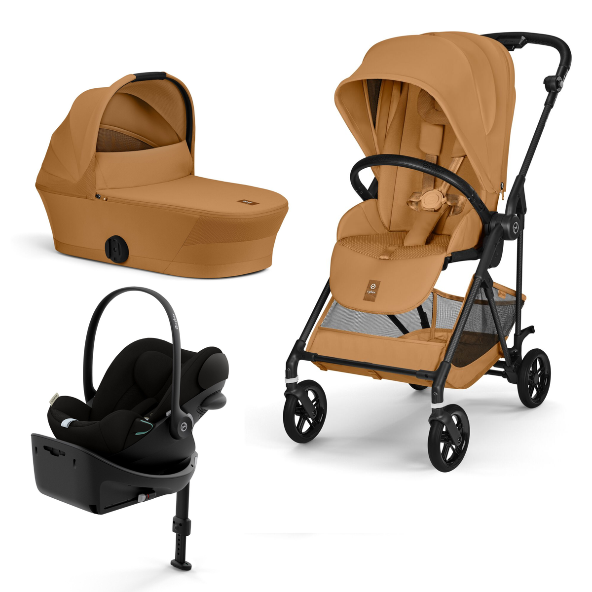 Pachet 4 in 1 carucior Cybex Melio + scoica Cybex Cloud G3 i-Size Plus + Baza G3