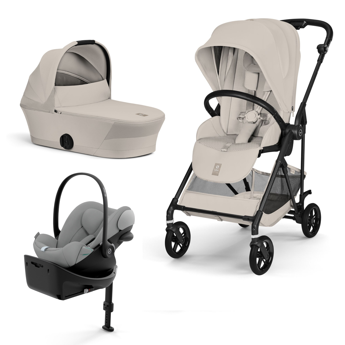 Pachet 4 in 1 carucior Cybex Melio + scoica Cybex Cloud G3 i-Size Plus + Baza G3