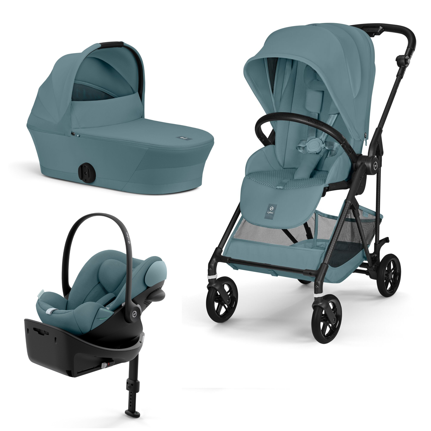 Pachet 4 in 1 carucior Cybex Melio + scoica Cybex Cloud G3 i-Size Plus + Baza G3