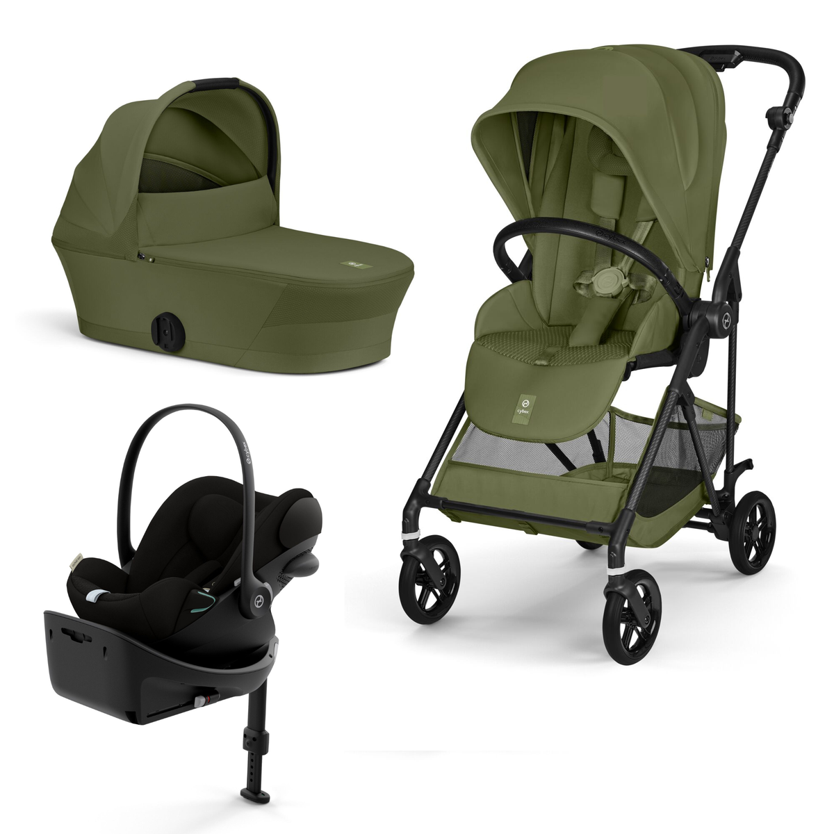 Pachet 4 in 1 carucior Cybex Melio + scoica Cybex Cloud G3 i-Size Plus + Baza G3