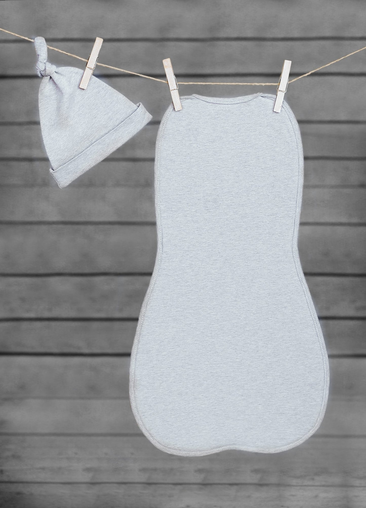 Saculet Swaddle infasat Bebe Bumbac + Caciulita - Second Step