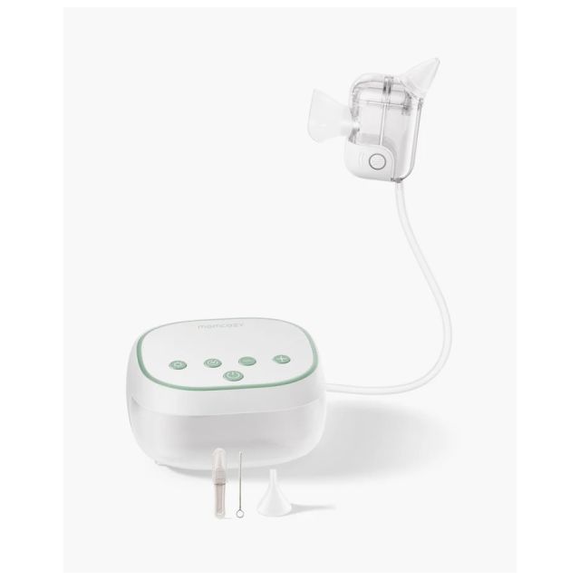 Aspirator Nazal Electric Momcozy BreezyClear Pro 2 in 1 Spray Salin si Aspiratie 75 kPa