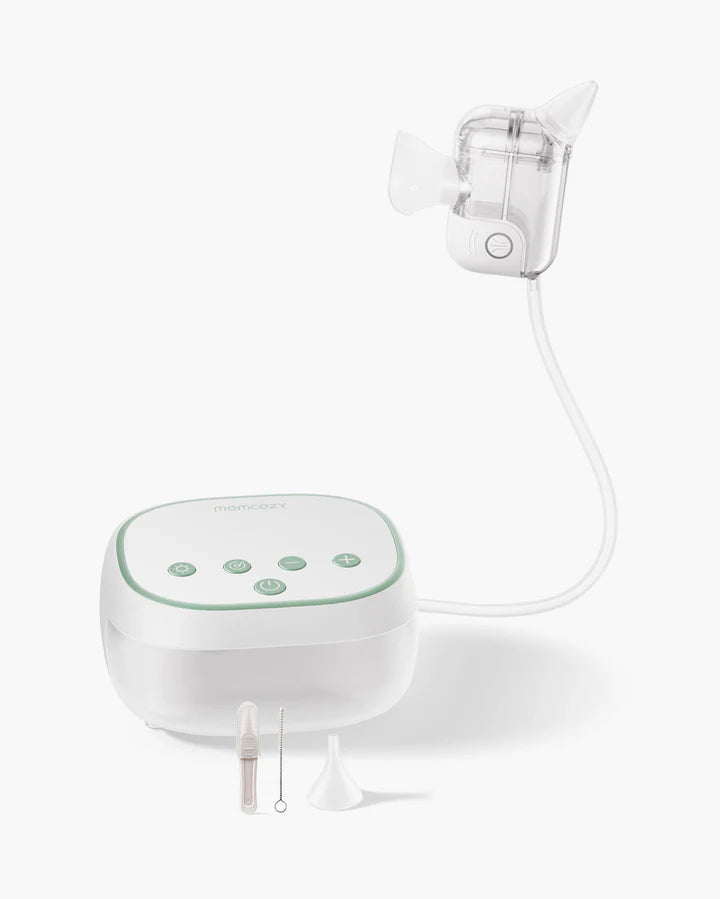 Aspirator Nazal Electric Momcozy BreezyClear Pro 2 in 1 Spray Salin si Aspiratie 75 kPa