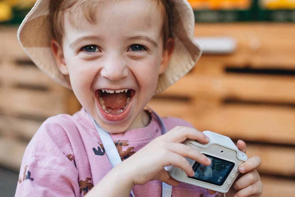 Aparat foto video digital pentru copii - Hoppstar Expert