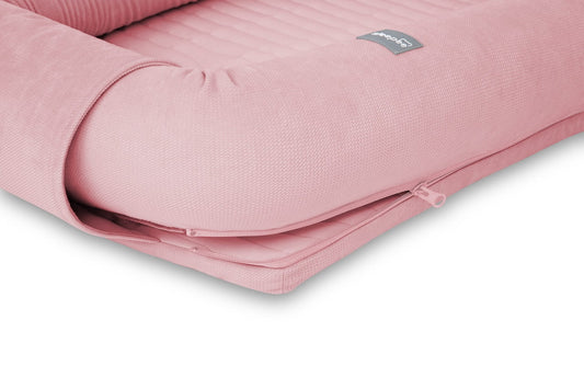 Cuib Modular pentru Bebelusi cu Laterale Detasabile Pink Sleepee