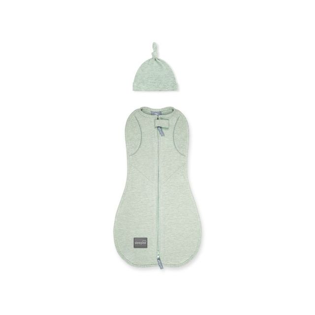 Saculet Swaddle infasat Bebe Bumbac + Caciulita - Second Step