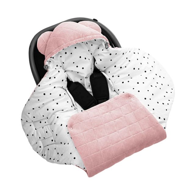 Paturica pentru scoica auto Sleepee 3 TOG, Royal Baby Pink