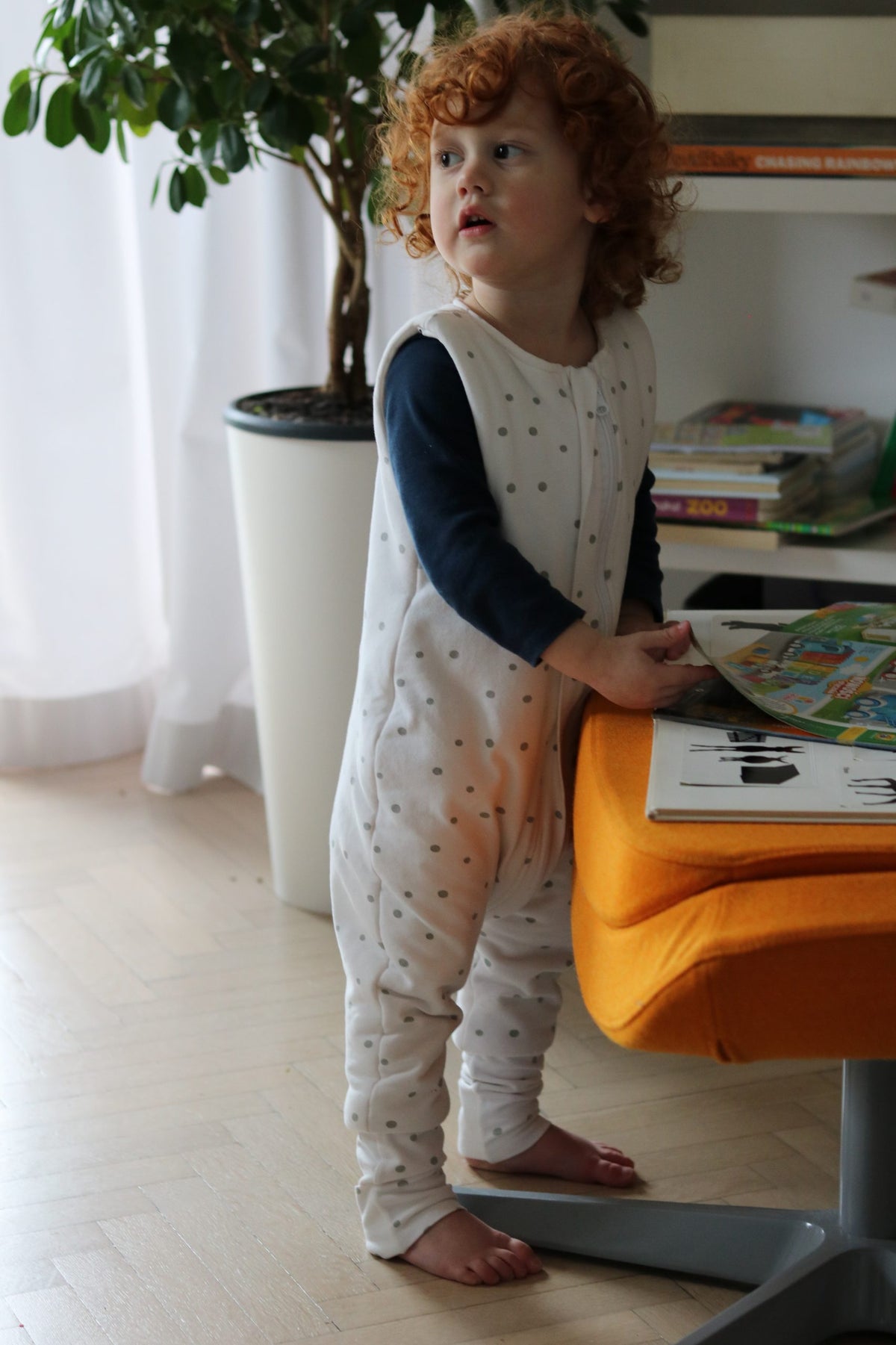 Sac de dormit reversibil cu picioare Sleepee 1-2 ani Gri Melange - detaliu 7