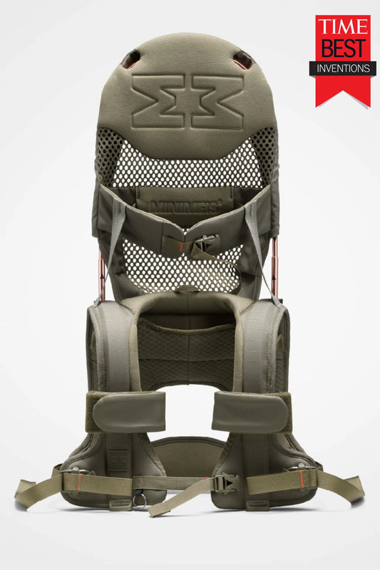Sistem de Purtare pe Umeri MiniMeis G5 Olive Premium - Ergonomic & Elegant