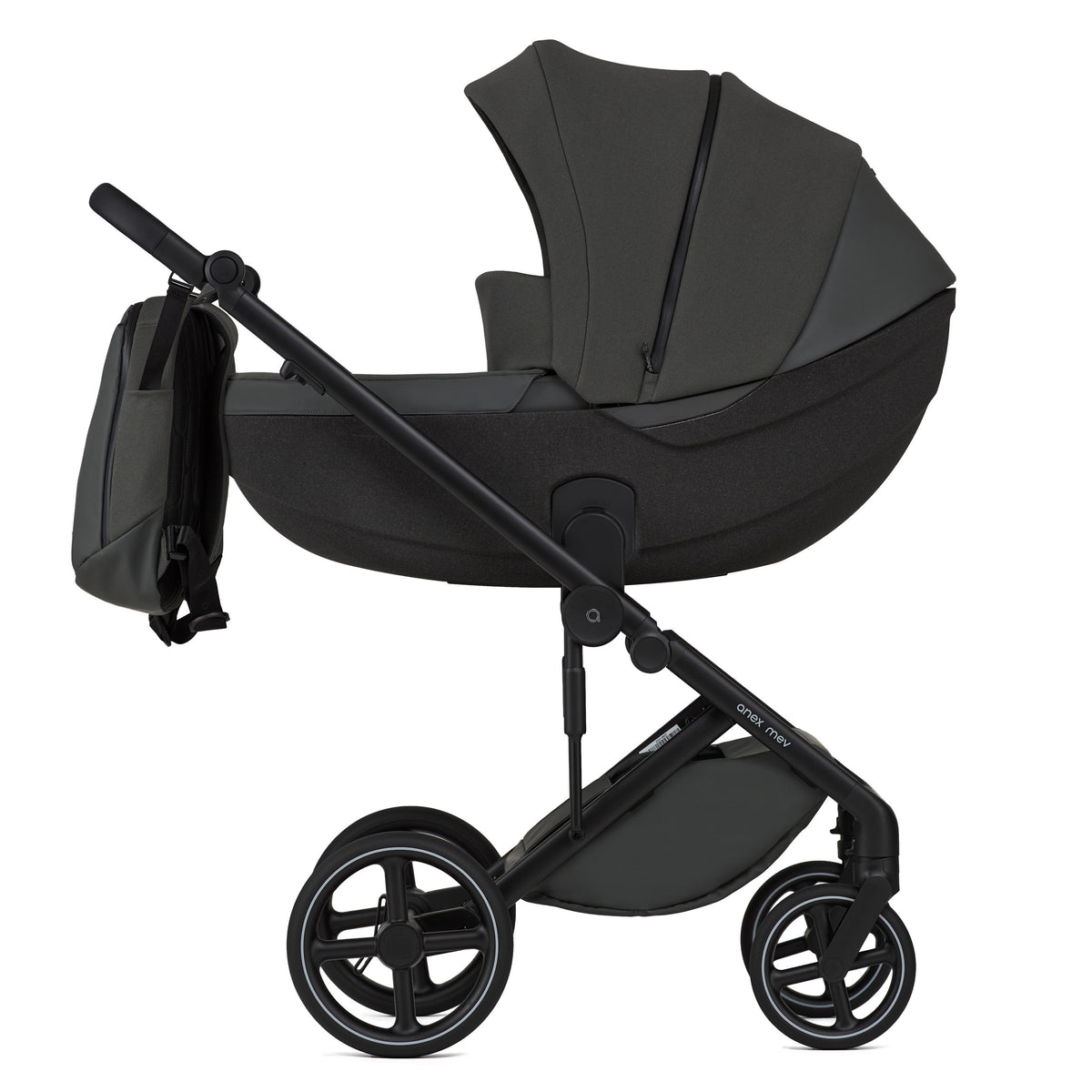 Carucior Anex Mev 2 in 1 Landou si Scaun Sport Reversibil cu Suspensii si Roti Mari