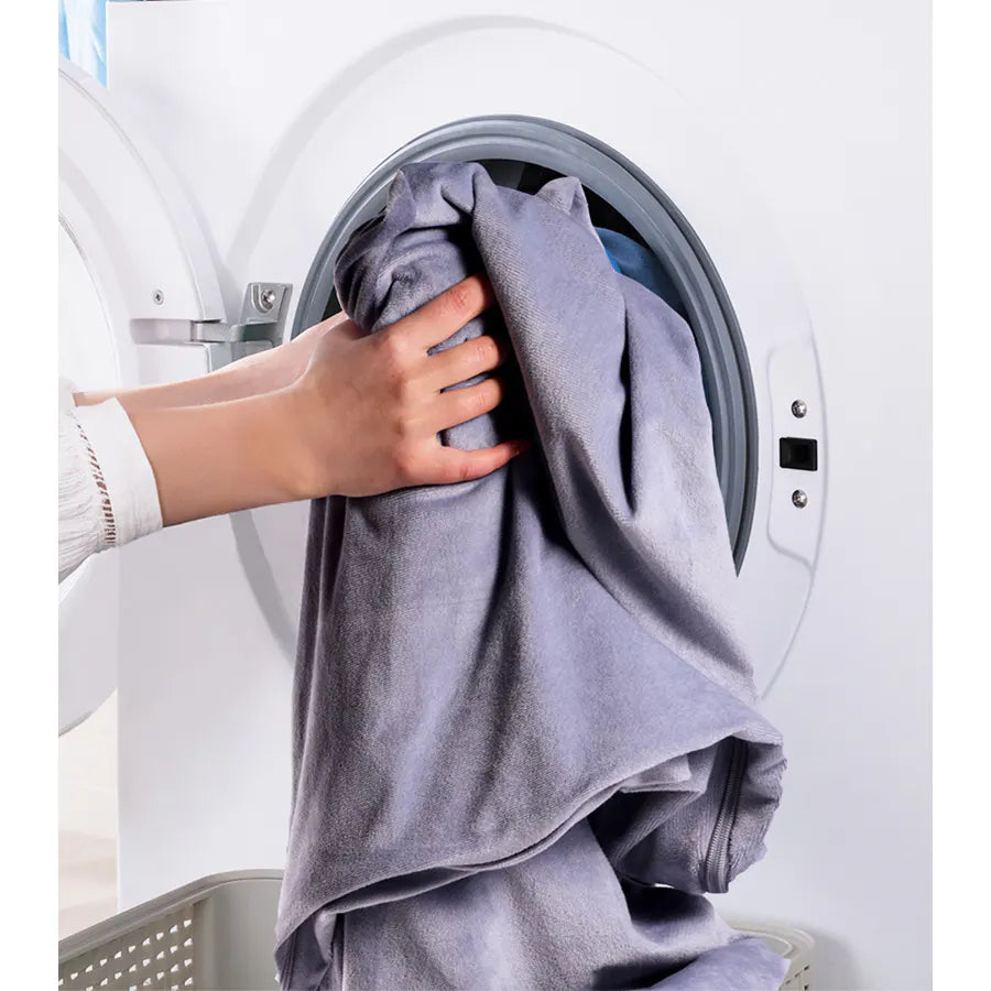 Perna gravide Momcozy Forma U, Velvet Dark Grey, RESIGILAT