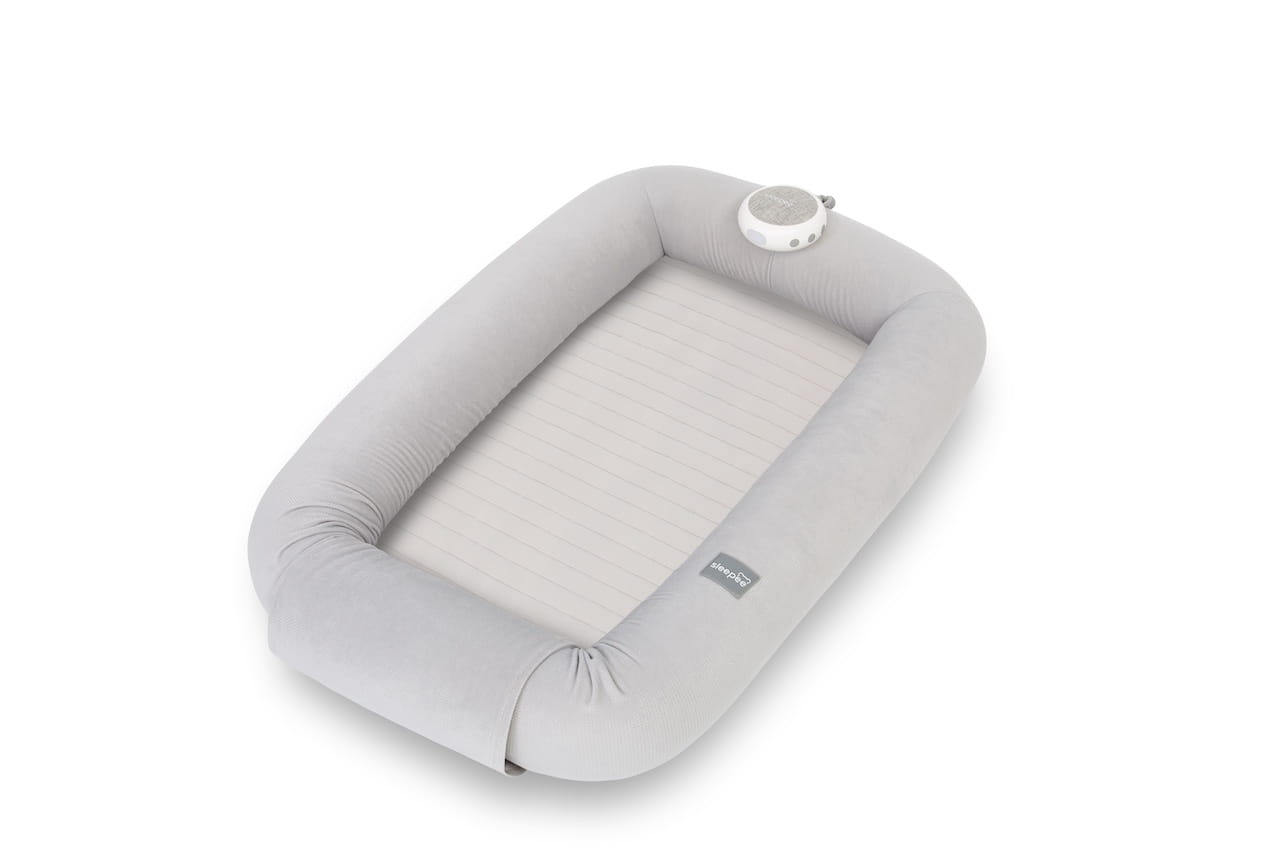 Baby Nest Modular cu Arcada de jucarii si Aparat sunete Sleepee