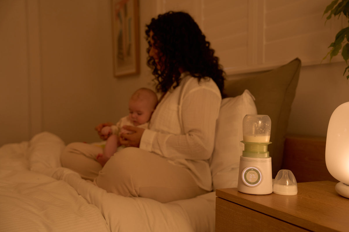 Incalzitor portabil de biberoane Momcozy Wireless cu acumulator