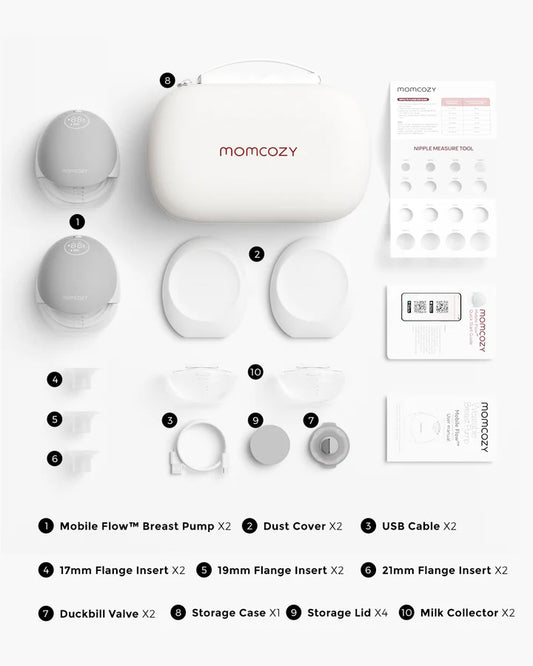 Pompa de san Momcozy M9 Gri - detaliu produs