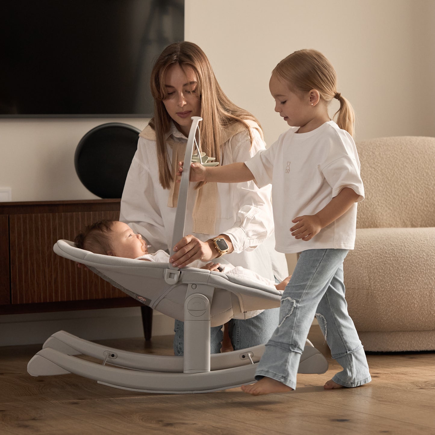 Bază Leagăn Anex Ozy Rocker Accesoriu Scaun de Masă 3-în-1