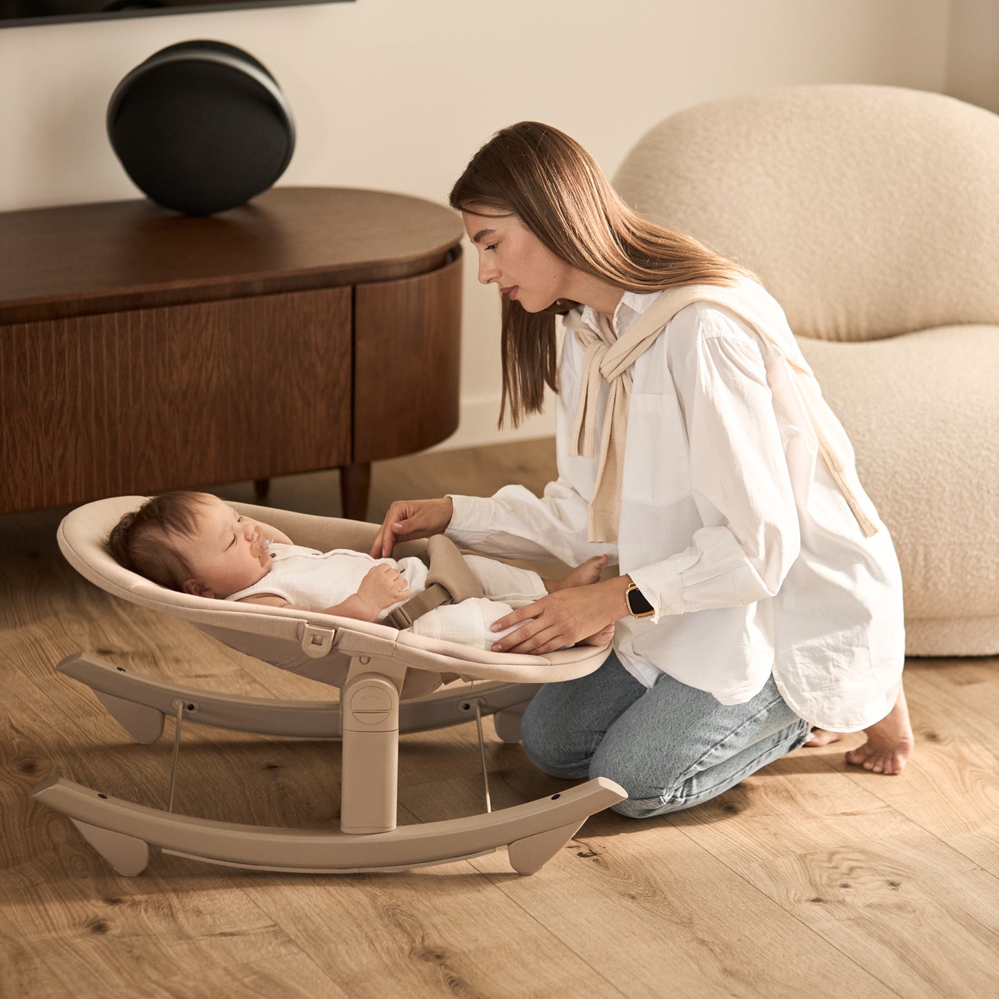 Bază Leagăn Anex Ozy Rocker Accesoriu Scaun de Masă 3-în-1