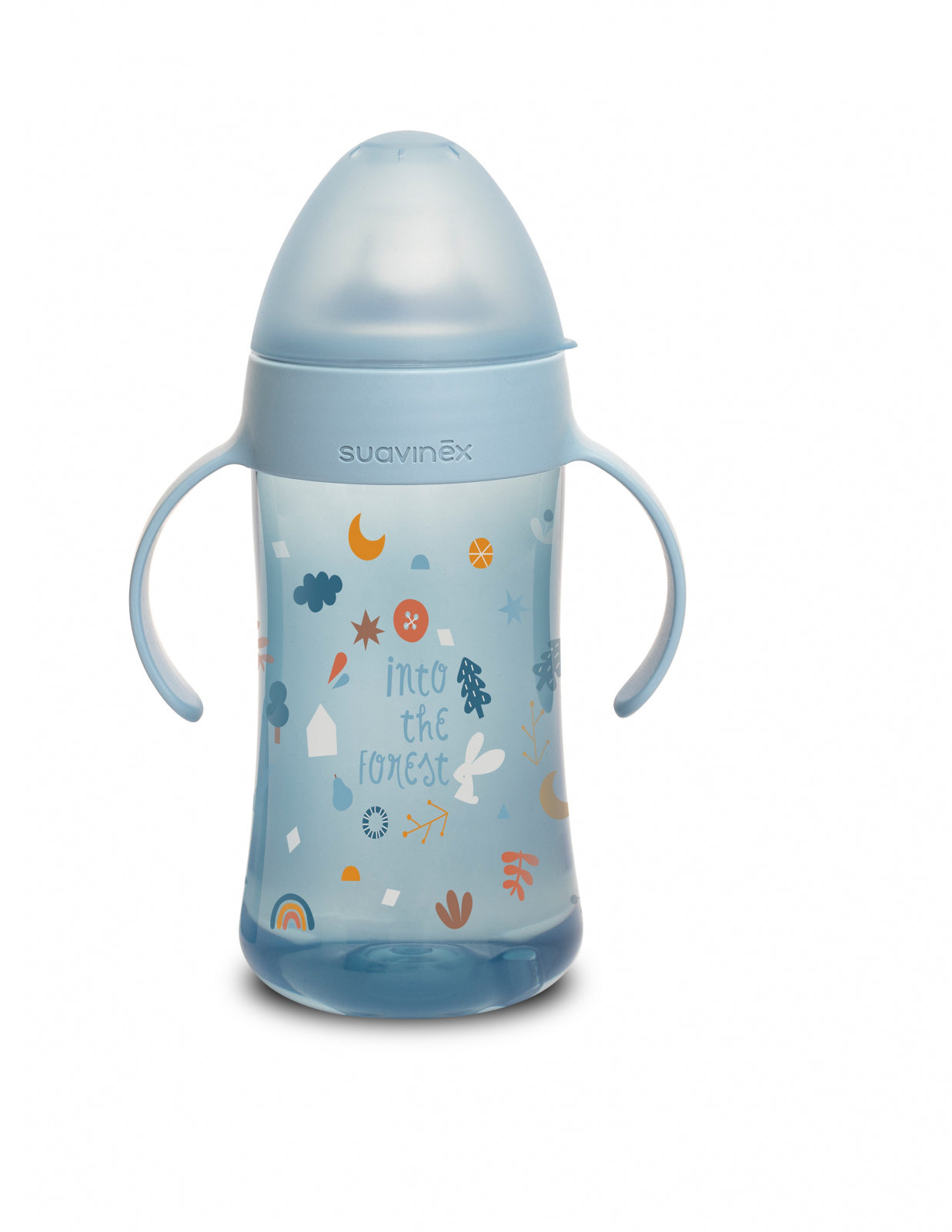 A doua cana cu mustiuc din silicon Suavinex Forest 270 ml