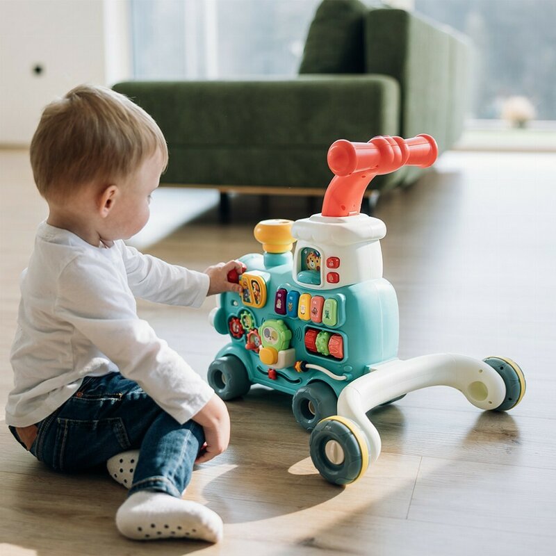 Antemergator 5 in 1 Magic Train Free2Move cu efecte sonore si luminoase