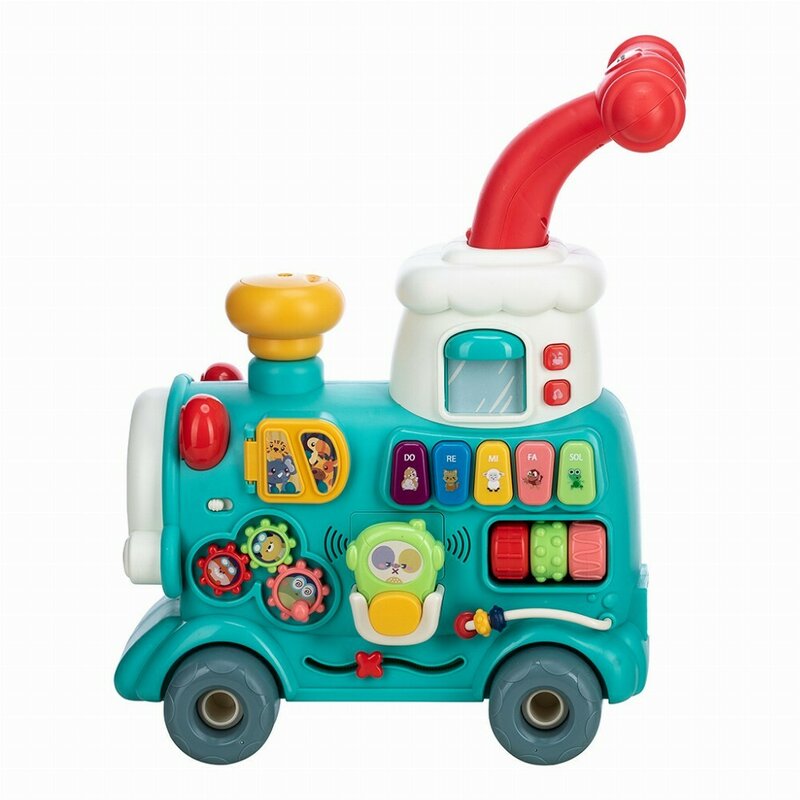 Antemergator 5 in 1 Magic Train Free2Move cu efecte sonore si luminoase