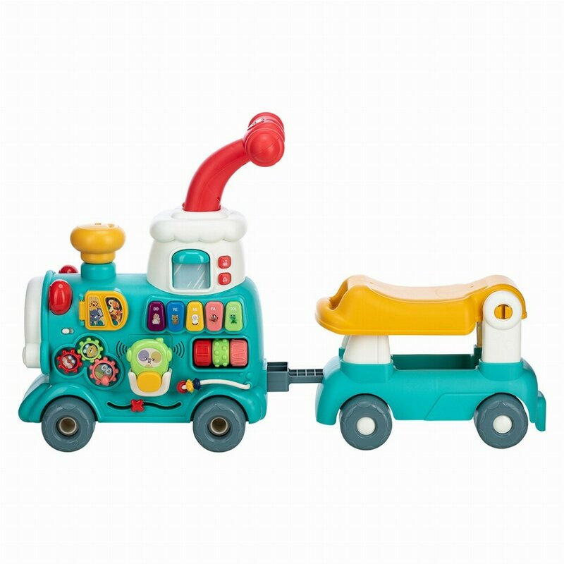 Antemergator 5 in 1 Magic Train Free2Move cu efecte sonore si luminoase