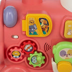 Antemergator 5 in 1 Magic Train, Free2Move, Cu diverse activitati de joaca, Panou Educational, Efecte sonore si luminoase, Pink