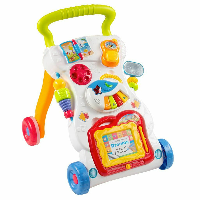 Antepremergător Baby Mix cu mini pian, Multicolor – vedere de ansamblu