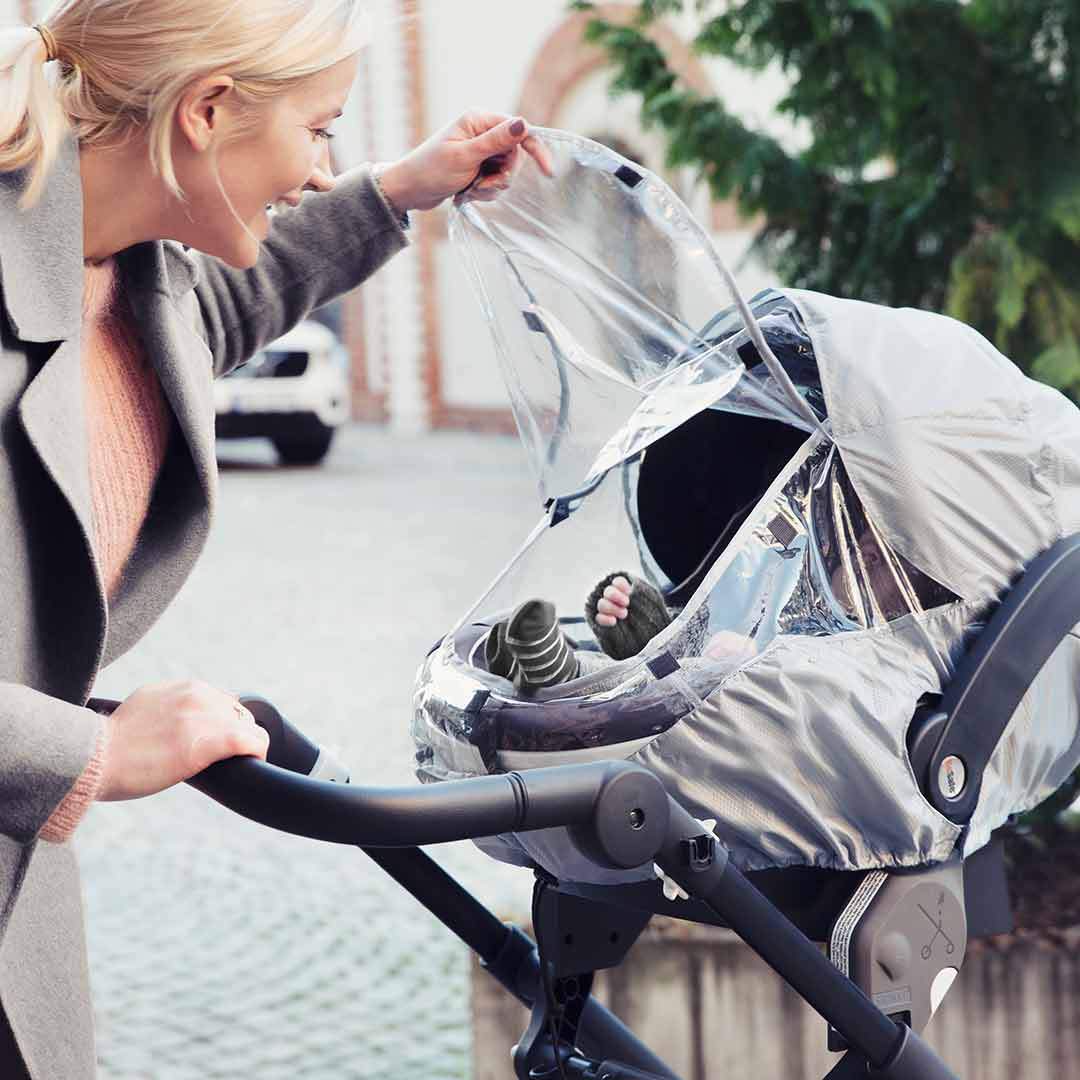 Husă Protecție Ploaie BeSafe iZi Go - Transparentă, Ventilație, Compatibilă iZi Go Modular