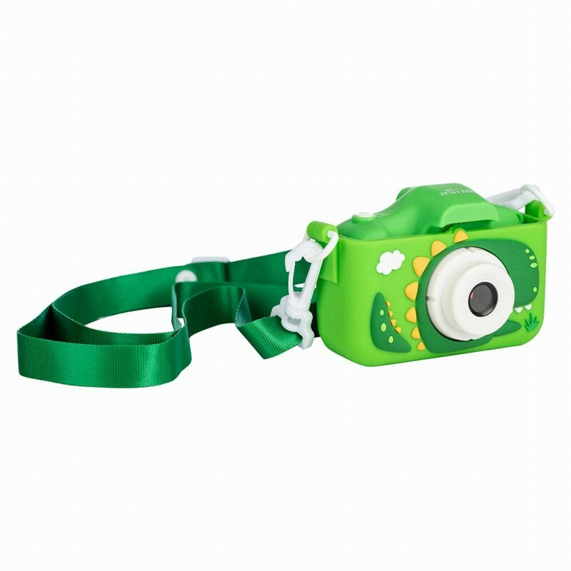 Aparat foto digital pentru copii, Free2Play, Cu functie selfie, Cadre distractive, Cu 6 filtre, Dino