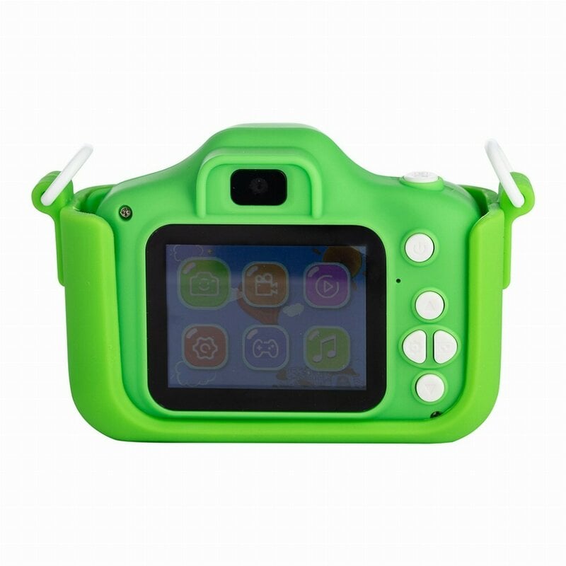 Aparat foto digital pentru copii, Free2Play, Cu functie selfie, Cadre distractive, Cu 6 filtre, Dino