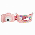 Aparat foto digital pentru copii, Free2Play, Cu functie selfie, Cadre distractive, Cu 6 filtre, Unicorn