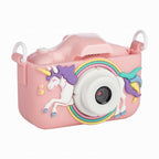 Aparat foto digital pentru copii, Free2Play, Cu functie selfie, Cadre distractive, Cu 6 filtre, Unicorn
