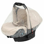 Husă de ploaie pentru scoică New Baby Basic transparent/negru – husa montată pe scoică