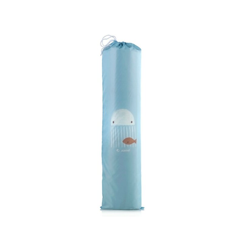 Aparatoare pat, Jane, 130 x 55 cm, Cu saculet de depozitare, Cu design, Conform standardelor europene BS 7972:2001+A1:2009, Lazuli Blue