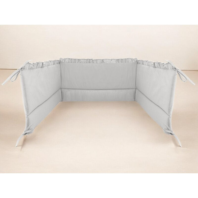 Detaliu Apărătoare pătuț MimiNu Royal Grey, 180x30cm