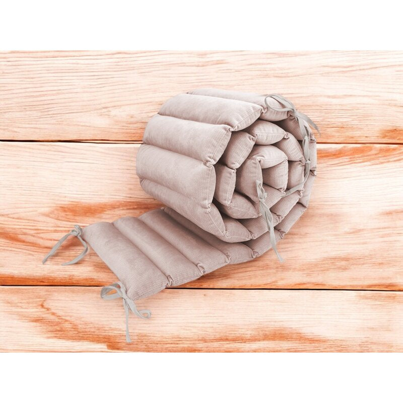 Detaliu Apărătoare tip panou MimiNu Beige Pink, 180x28 cm
