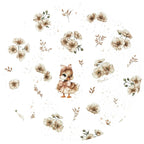 Detaliu Apărătoare tip rulou MimiNu Ducklings Beige, 180cm
