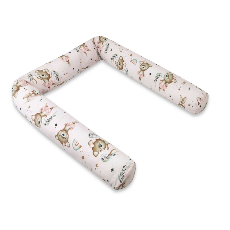 Apărătoare tip rulou MimiNu Little Ballerina Pink, 180cm