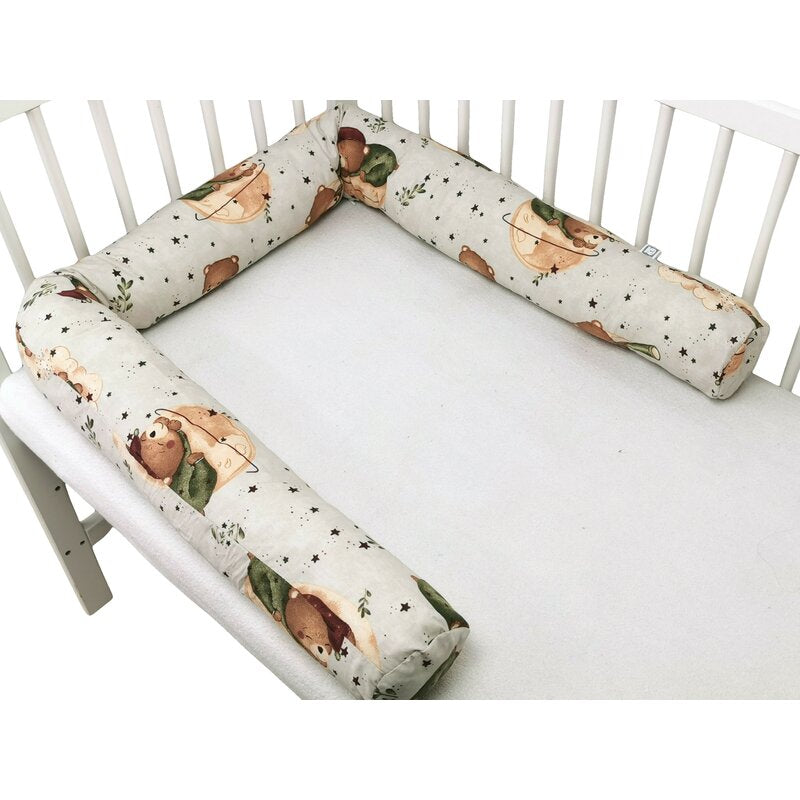 Apărătoare tip rulou MimiNu Teddy Bear On Moon, 180cm